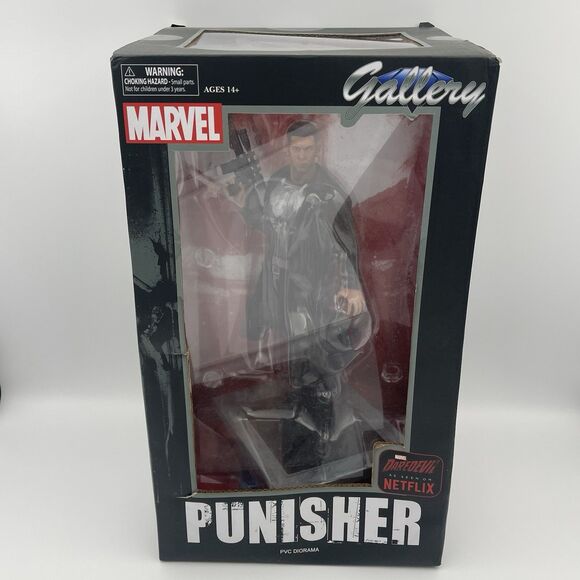 Marvel Gallery Punisher PVC Figure Statue [Netflix Version] Bernthal NEW Sealed - Picture 2 of 16